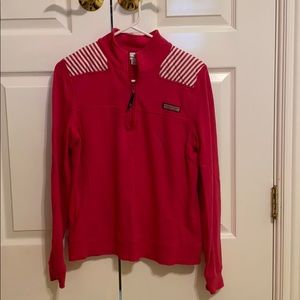 Pink vineyard vine quarter zip